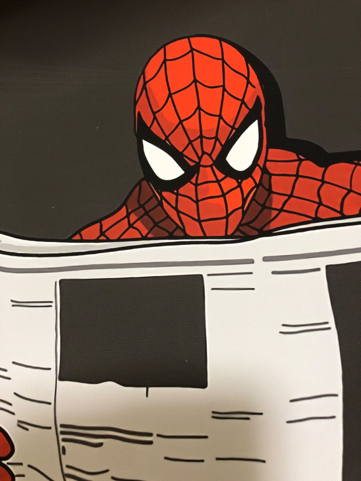 訳あり】A2 スパイダーマン ポスター パロディ トイレ アート マーベル 訳あり】A2 スパイダーマン ポスター パロディ トイレ アート マーベル