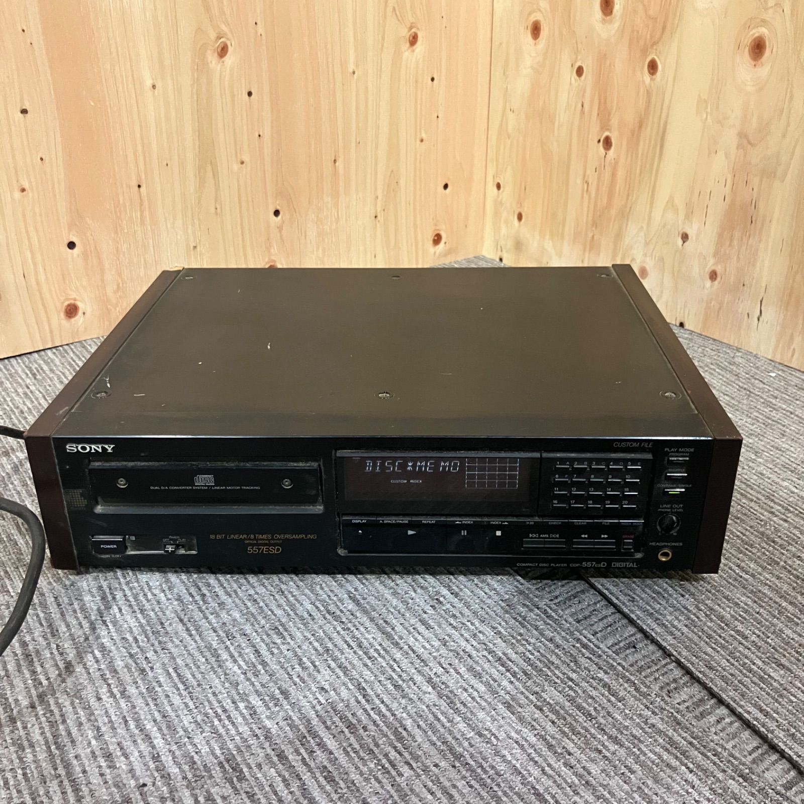 SGM】SONY ソニー CDP-557ESD CDプレーヤー 新世代リファレンス機 - メルカリ