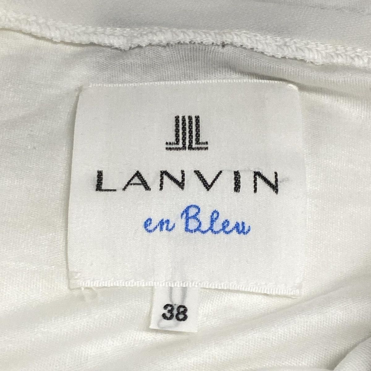 LANVIN en Bleu(ランバンオンブルー) 半袖Tシャツ サイズ38 M