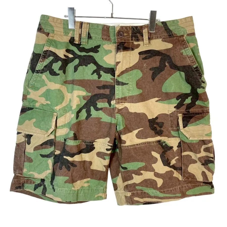 OLD STUSSY タイガーカモ柄 カーゴ ショーツ サイズ30 黒タグ OLD STUSSY タイガーカモ柄 カーゴ ショートパンツ ショーツ - メルカリ