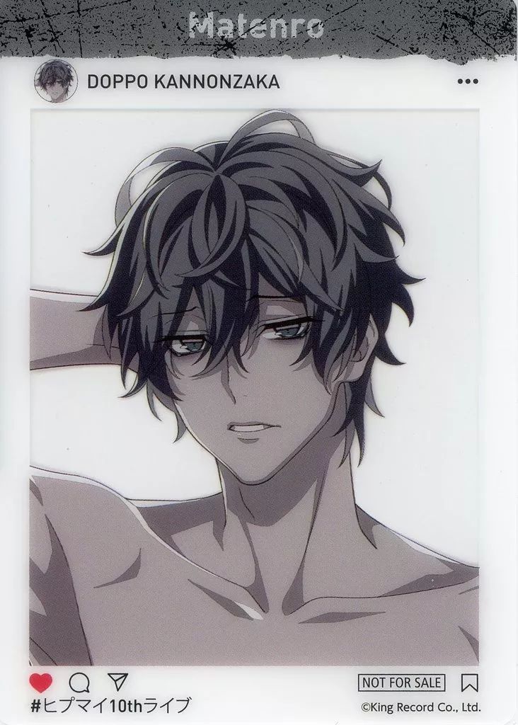 10thLIVEオンラインくじＳ賞 キャラファインボード 観音坂独歩 10thLIVEオンラインくじS賞 キャラファインボード 観音坂独歩