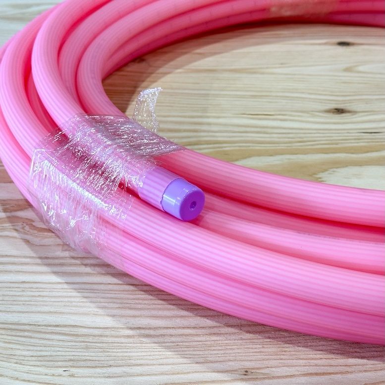 オンダ 架橋ポリエチレン管 呼径13ピンク 50m 被覆3mm カポリパイプw PEX13C-PP3-50 PEX10C-PP3-50 オンダ カポリパイプ 3mm被覆 呼び径10A×50M 給湯用