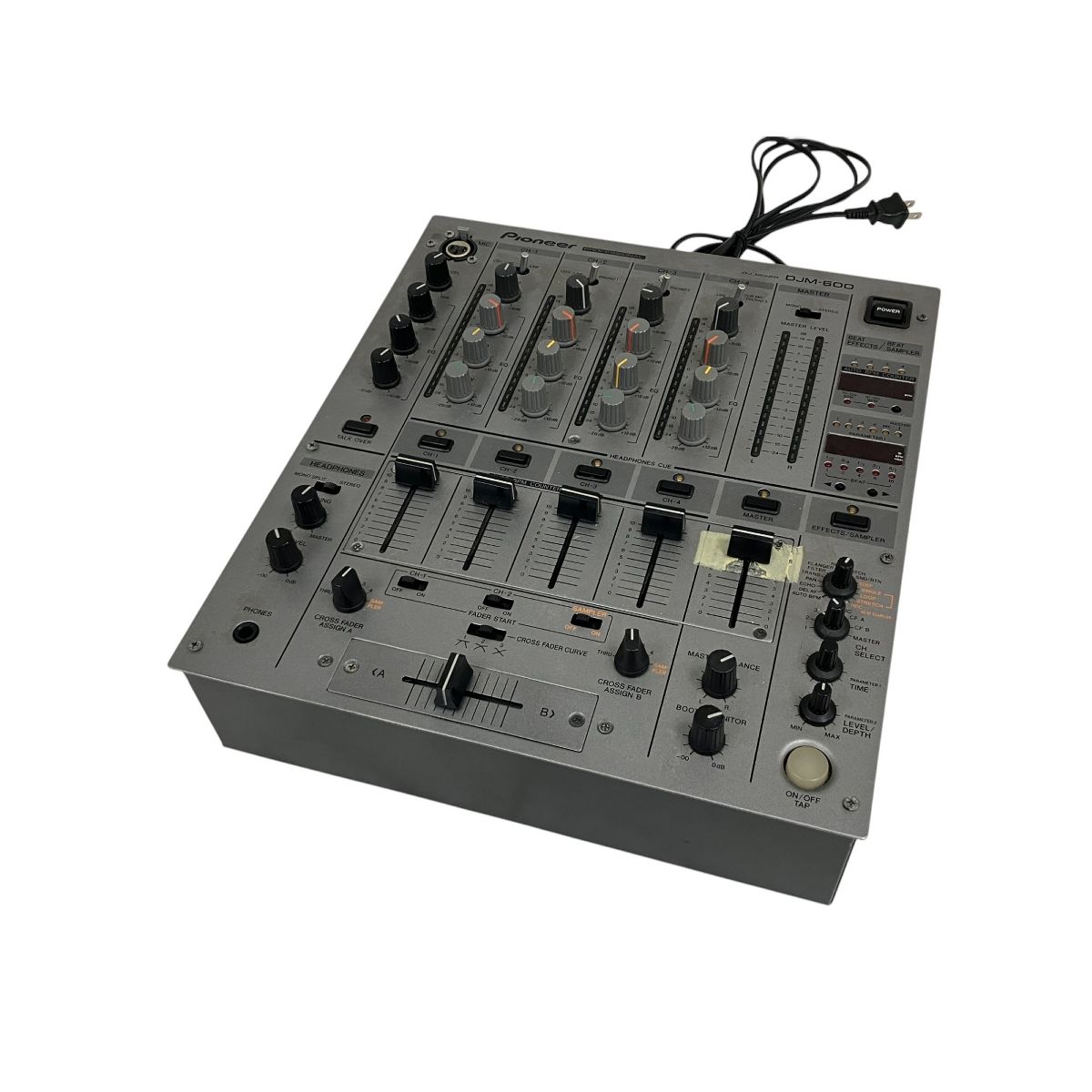 Pioneer DJM-600 DJミキサー 美品 Pioneer DJM-600 Silver Professional DJ Mixer 4-Channel 4ch