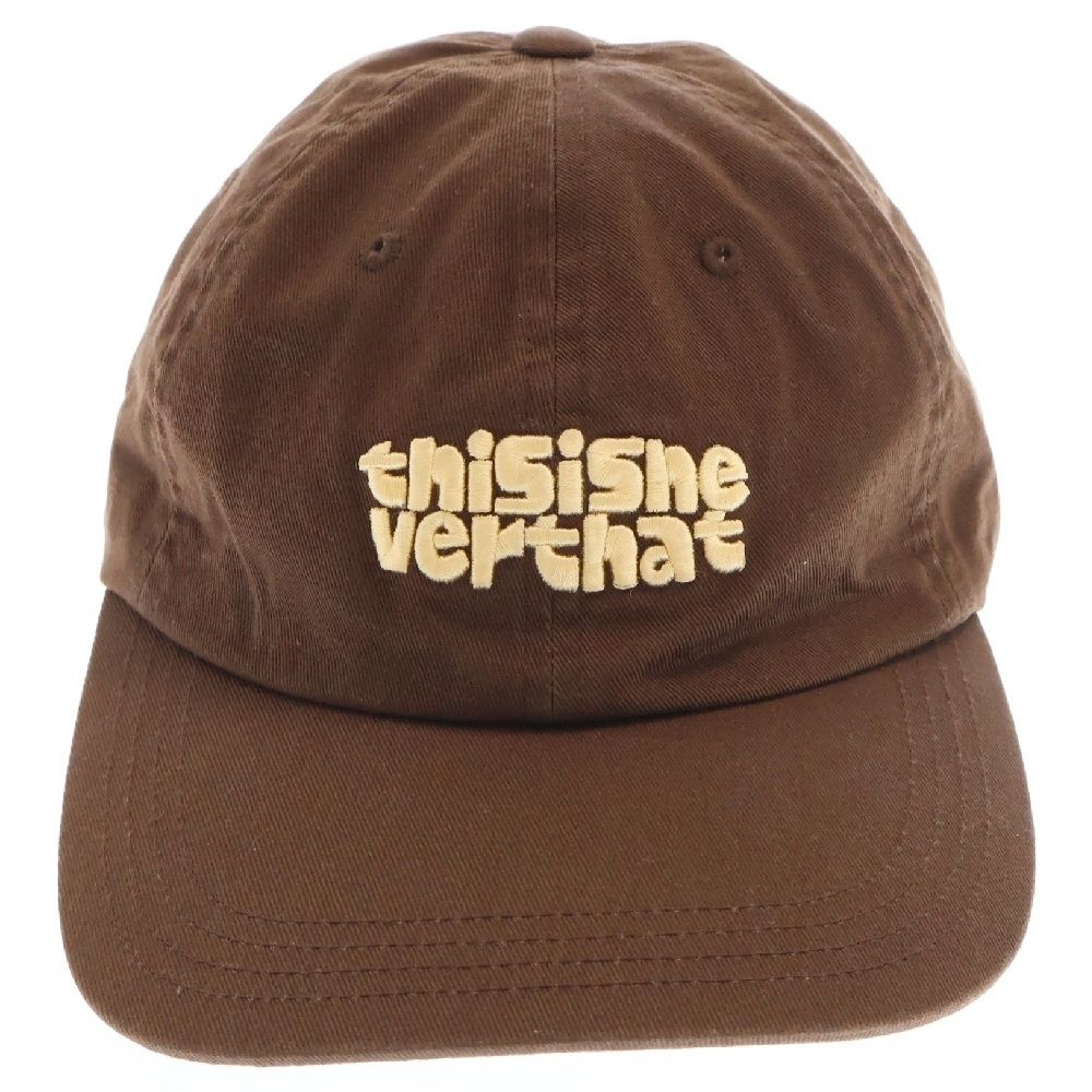 THISISNEVERTHAT (ディスイズネバーザット) Bold Logo Cap