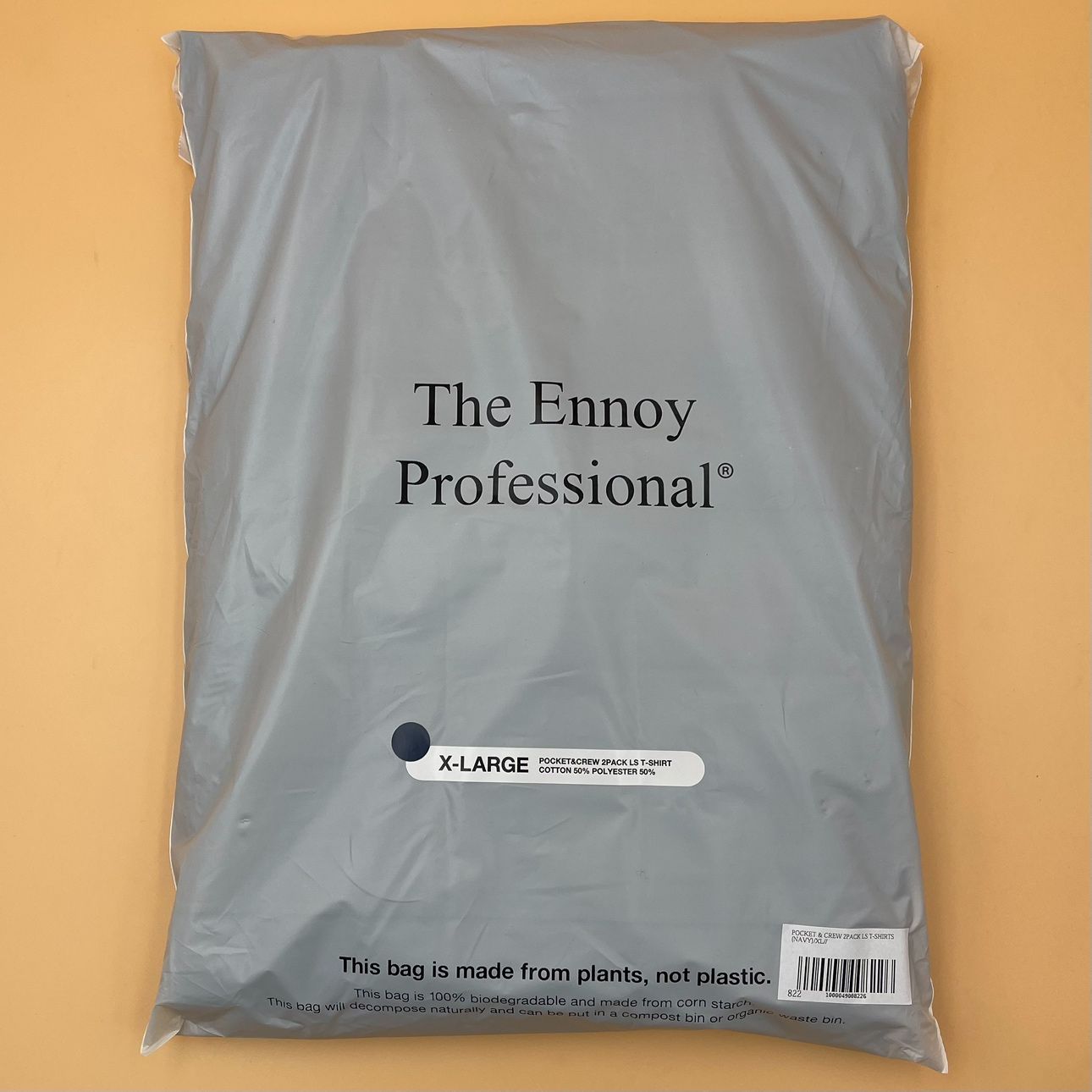 未開封/XL】ENNOY POCKET & CREW 2PACK LS T-SHIRTS/エンノイ ポケット  