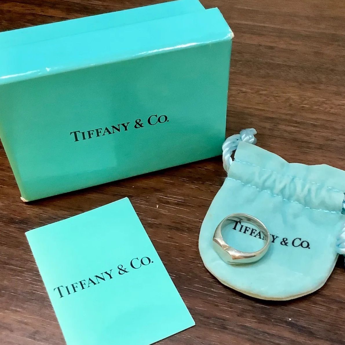 ティファニー TIFFANY-Co. エルサペレッティ シグネットハート SV925 リング 指輪 12号 H406|T12