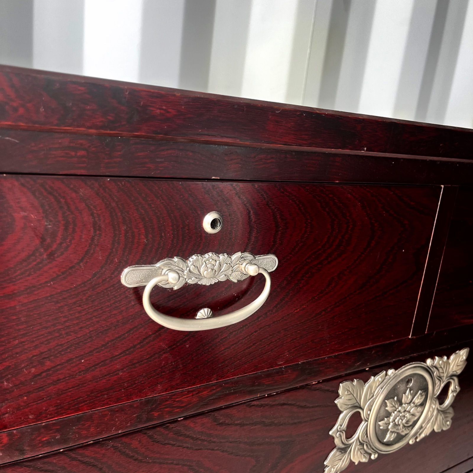 取付無料！二本松伝統家具 田中家具 ケヤキ アンティーク和ダンス モダンチェスト 取付無料！二本松伝統家具 田中家具 ケヤキ アンティーク和ダンス