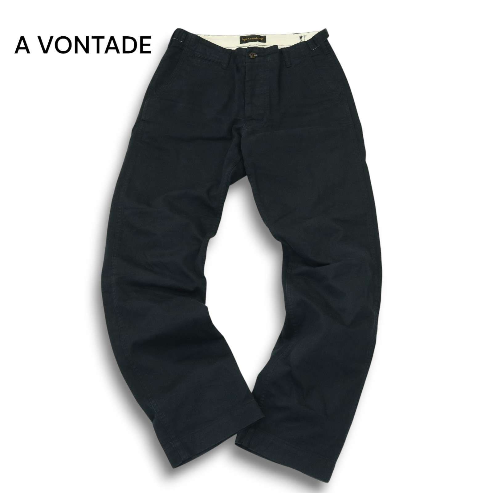 A VONTADE アボンタージ 通年☆ コットン ツイル チノ パンツ Sz.X