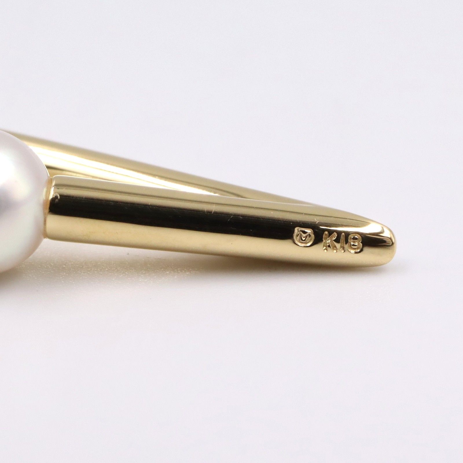ミキモト MIKIMOTO ネックレス Vコード パール ネックレス 首回り68cm 