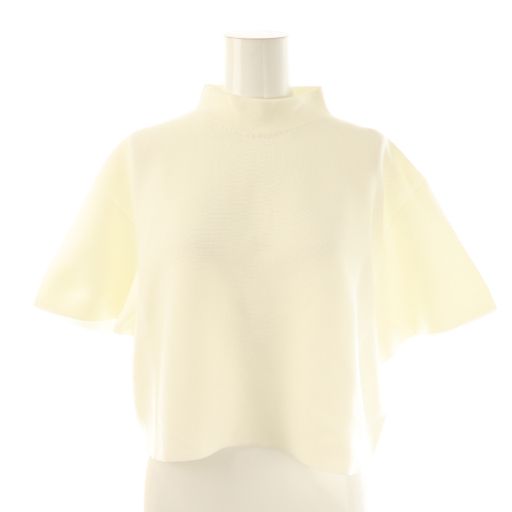 シーエフシーエル CFCL 25SS SHORT SLEEVE CROPPED TEE SHIRT Tシャツ カットソー ニット 半袖 F ホワイト |HK OS