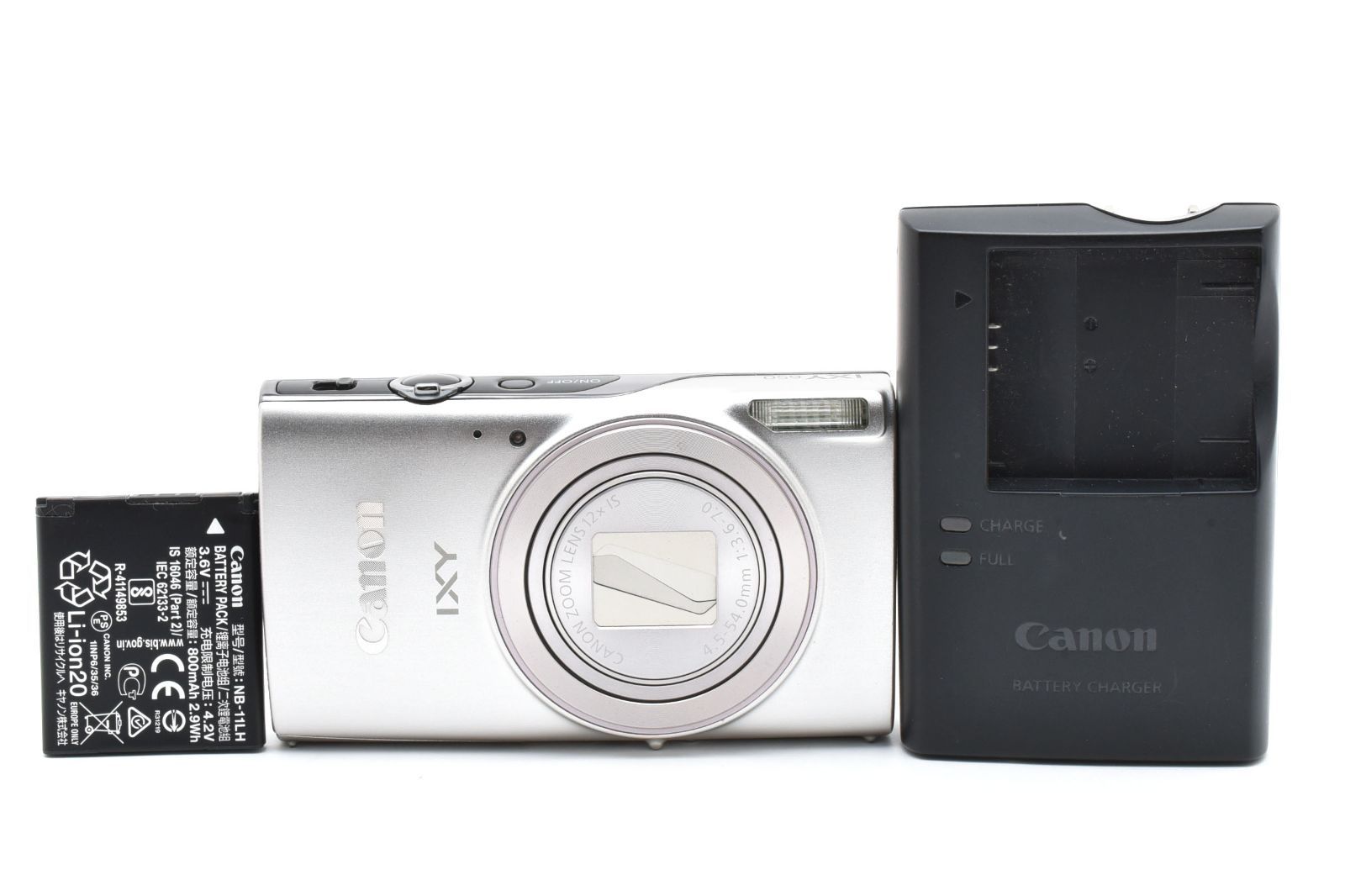 Canon コンパクトデジタルカメラ IXY 650 シルバー 展示品 Canon IXY