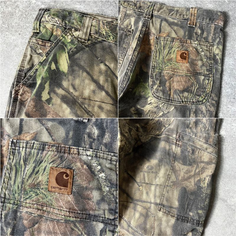 Carhartt リアルツリー カモ 迷彩 コットン ワーク パンツ 32 34
