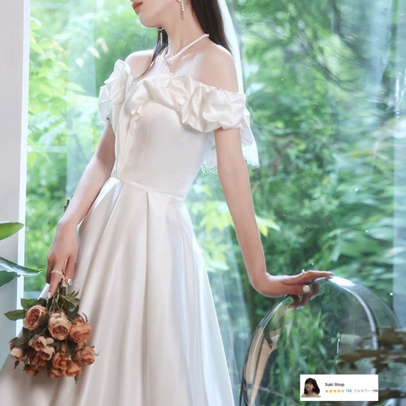 新品未使用ウェディングドレス 結婚式 披露宴 二次会 前撮り