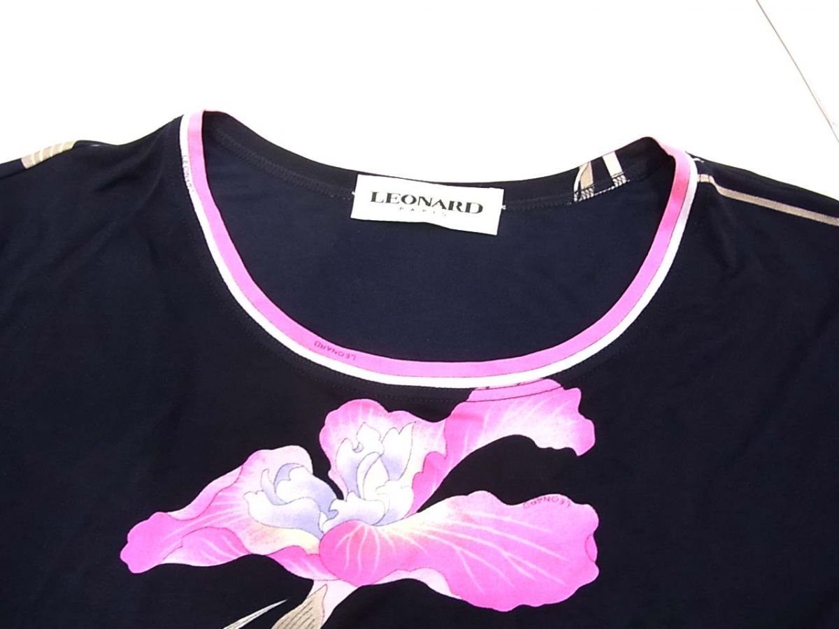 レオナール LEONARD スカート LEONARD レオナール スカート 花柄 黒