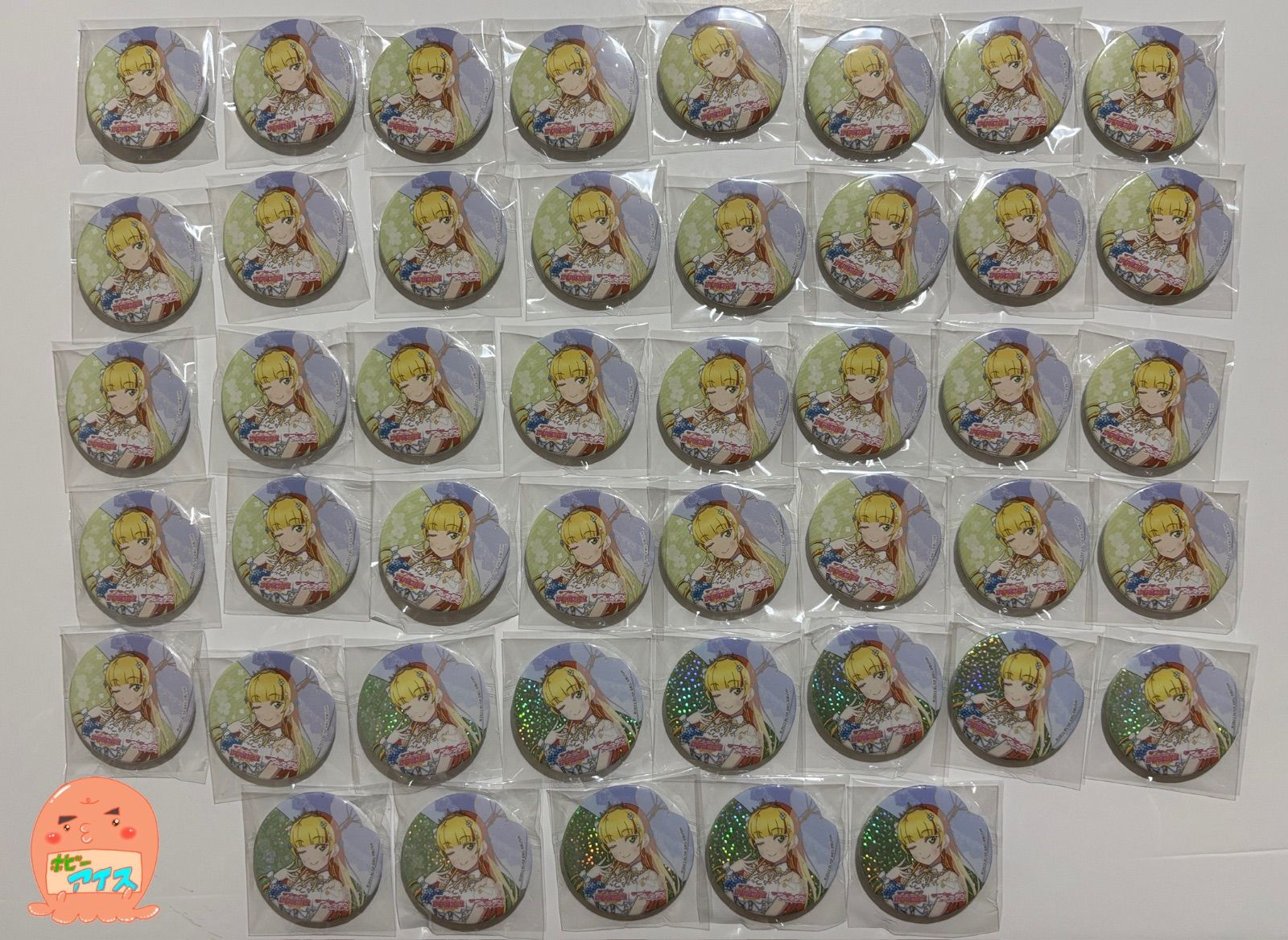 平安名すみれ 缶バッジ ジューンブライド ホログラム11点 ノーマル34点