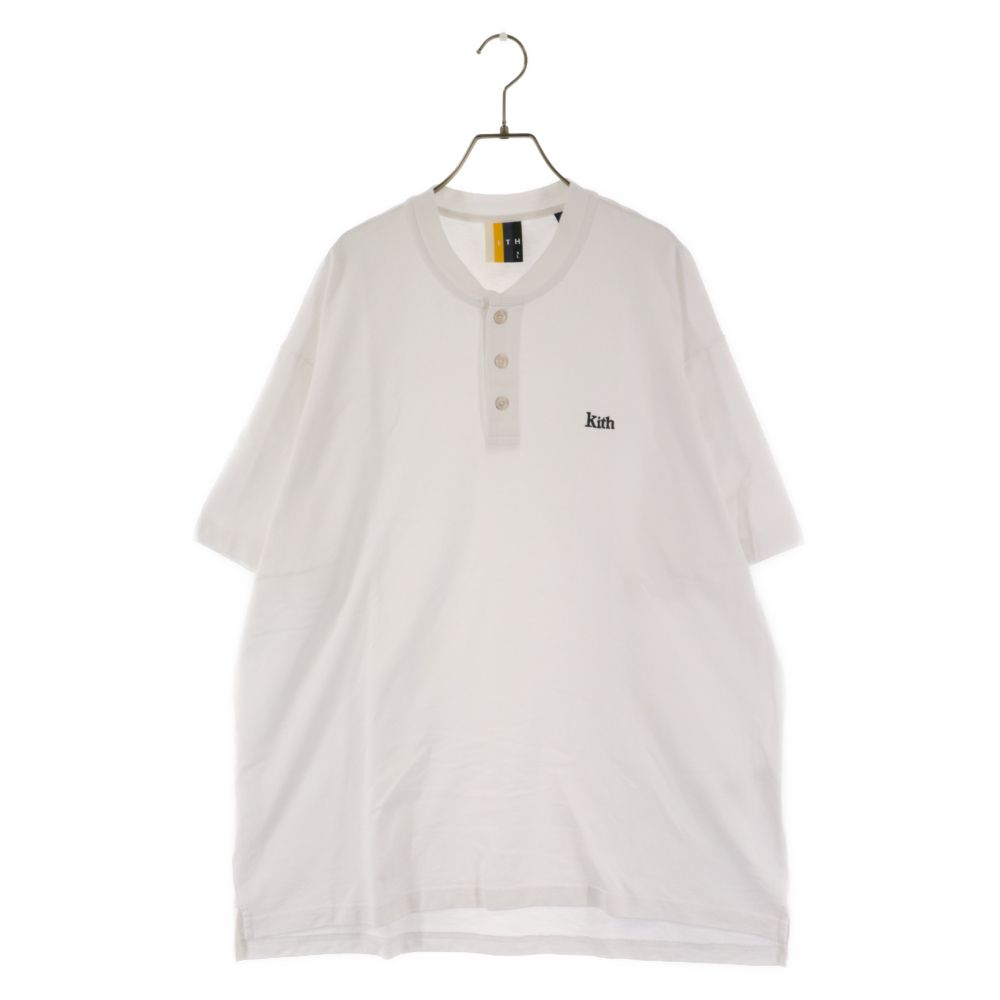 KITH (キス) 21SS Huntington Tee KH030035 ヘンリーネック半袖Tシャツ 