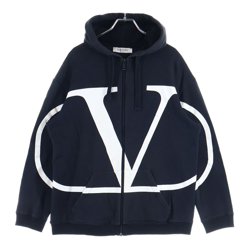 VALENTINO (ヴァレンティノ) ビッグVロゴ ジップアップパーカー 