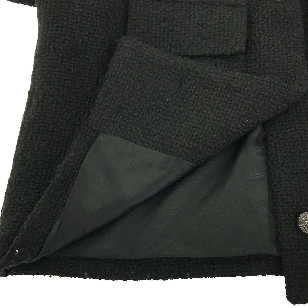 ok.soon オクスン tweed jacket ツイードジャケット ブラック