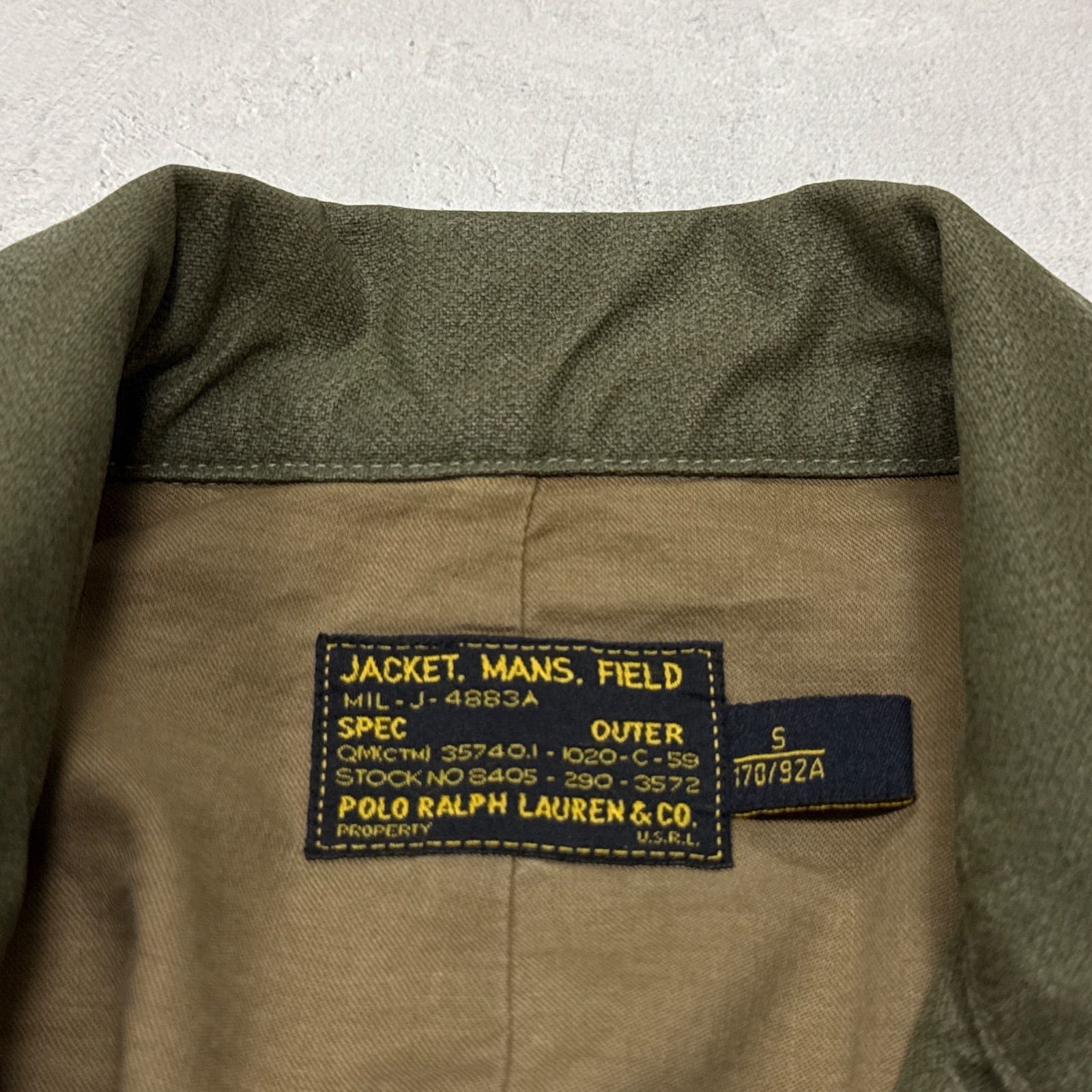 美品 POLO RALPH LAUREN U.S. Army M-1943 M43 Field Jacket