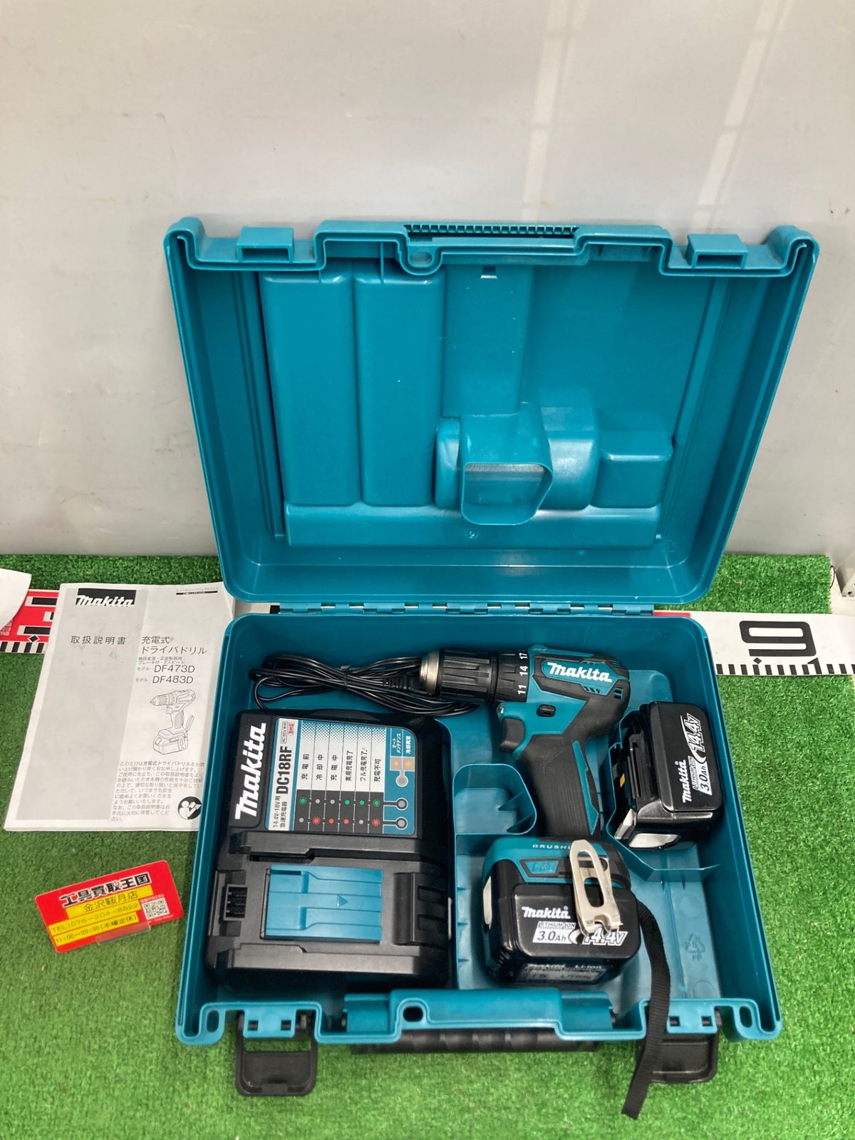 中古品】【0922】☆makita(マキタ) 14.4v充電式ドライバドリル