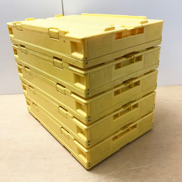 SANKO⁄サンコー オリコン 青7コセット フタ付 折り畳み