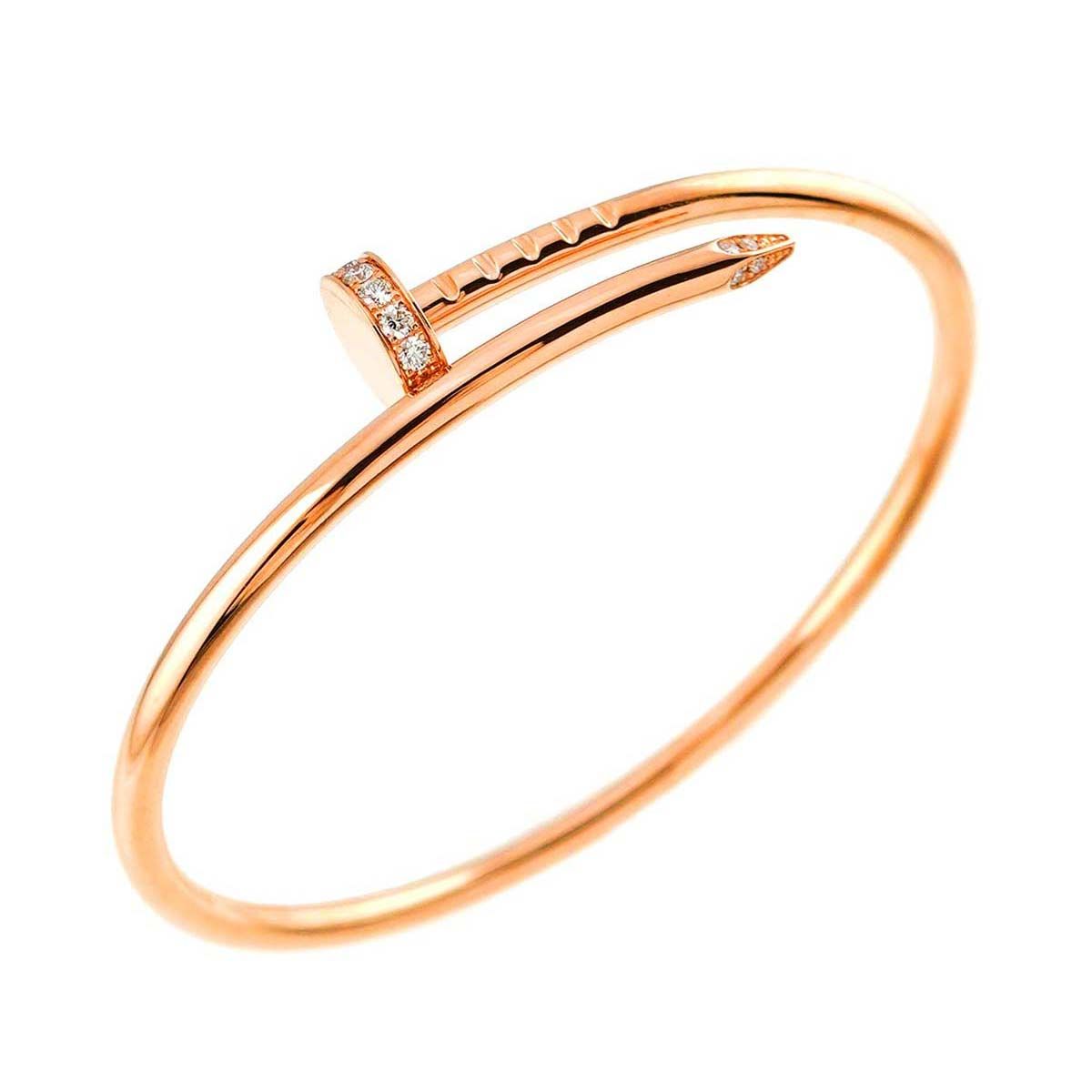Cartier K18 750 PG ジュストアンクル　ブレスレット　証明書付き Cartier カルティエ ジュストアンクル スモール SM #15