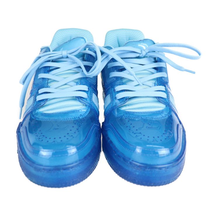 ルイヴィトン LVトレイナー ライン スケルトン ブルー 1A8KK6 1A5YL0