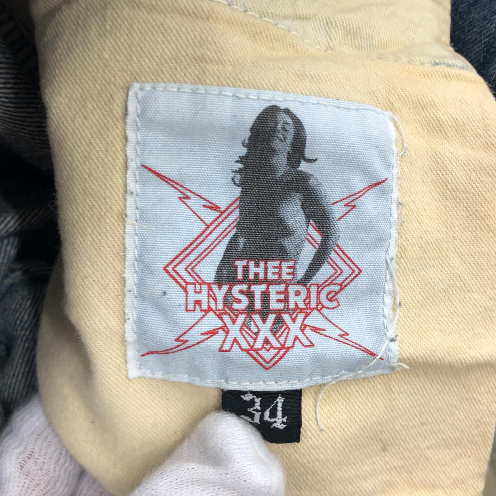 HYSTERIC GLAMOUR ヒステリックグラマー スタッズデニムパンツ