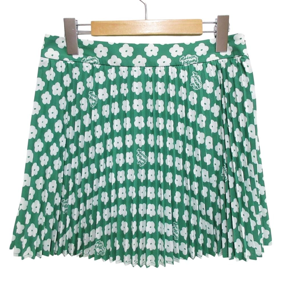 美品 MAISON KITSUNE GOLF メゾンキツネゴルフ フラワープリント  