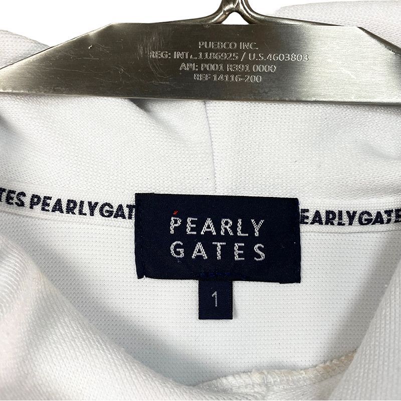 PEARLY GATES パーリーゲイツ 長袖 パーカー ホワイト 1 レディース