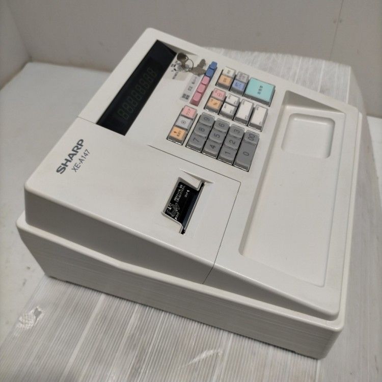 SHARP/シャープ 電子レジスター XE-A147-W セール中 シャープ