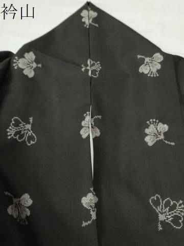 平和屋着物○本場大島紬 9マルキ 舞花文 ロング丈 正絹 逸品 未使用