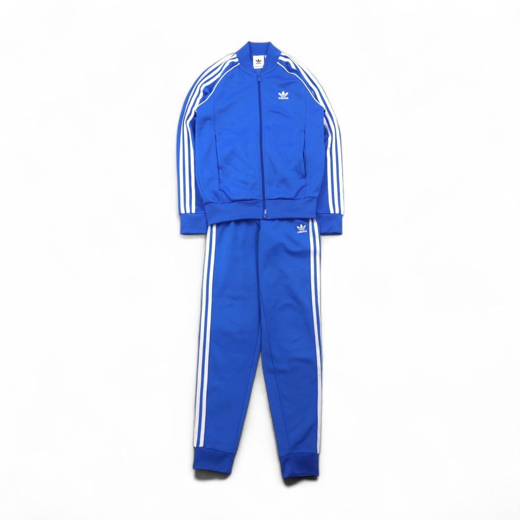 【美品】アディダス トラックジャケット SST トレフォイルロゴ 水色 L adidas originals ATP型 アディカラー クラシックス SST