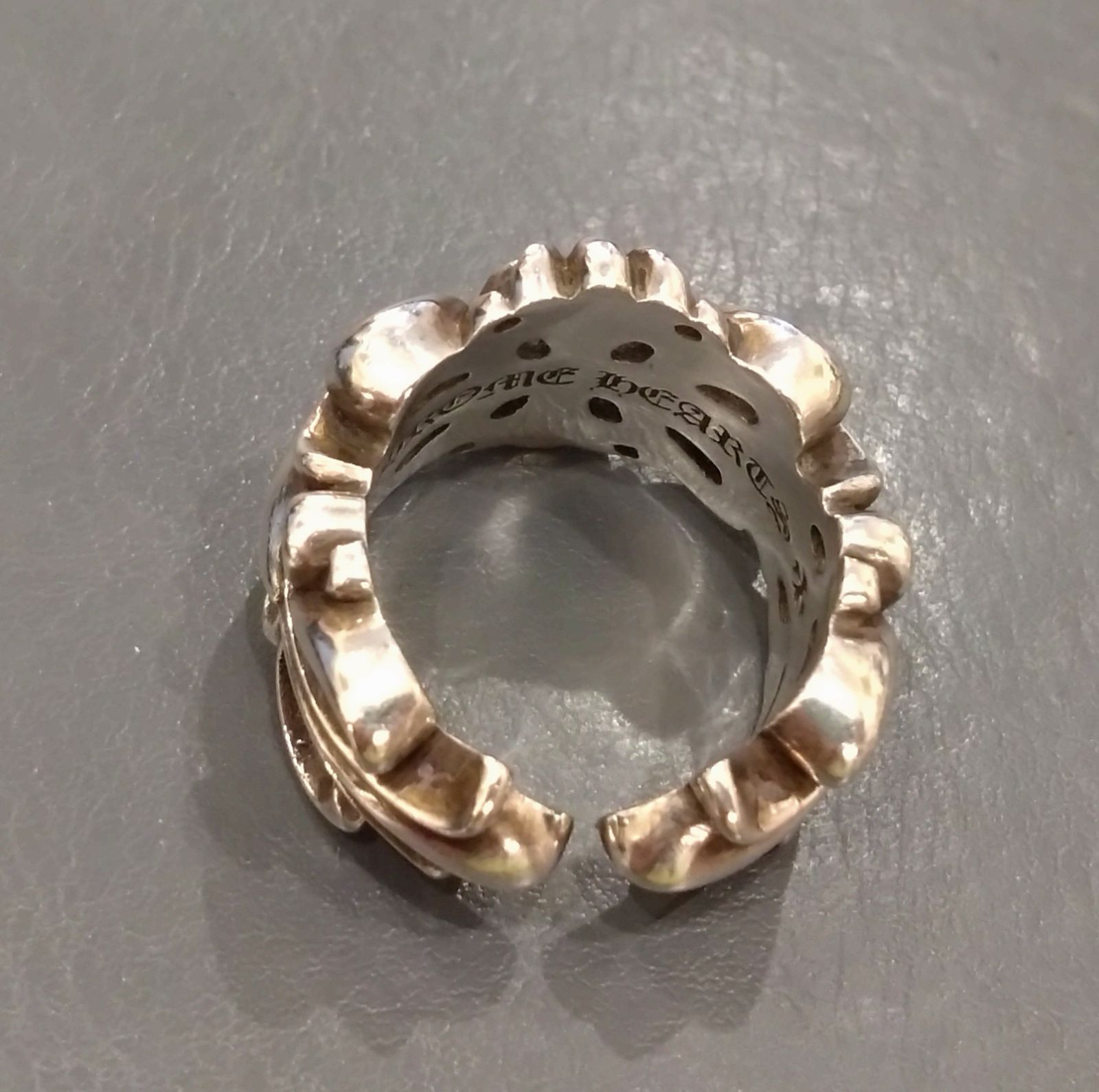 CHROME HEARTS クロムハーツ ダブルナローヴァインバンド 21.5号