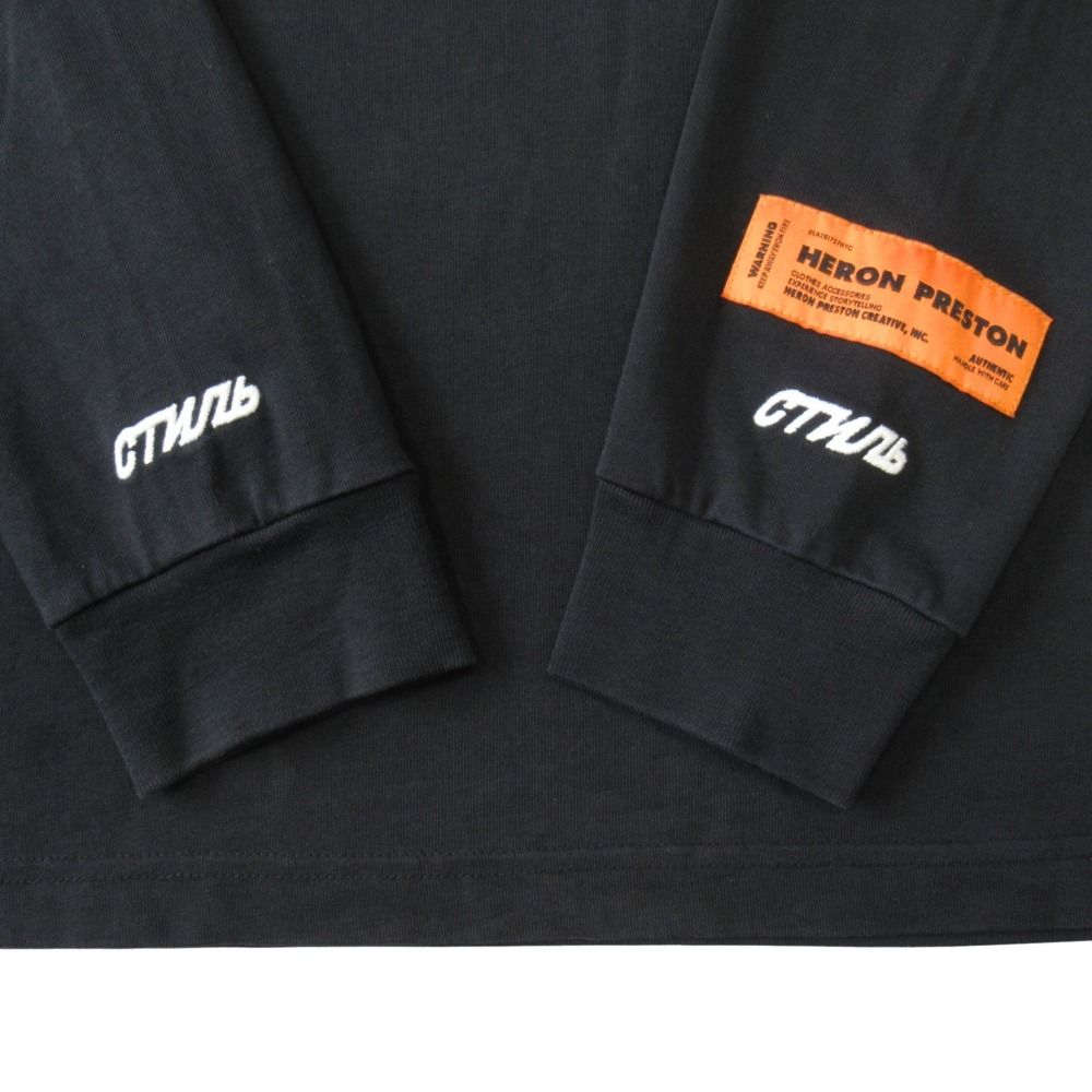 美品 HERON PRESTON ヘロンプレストン オーバーサイズ ロング Tシャツ  