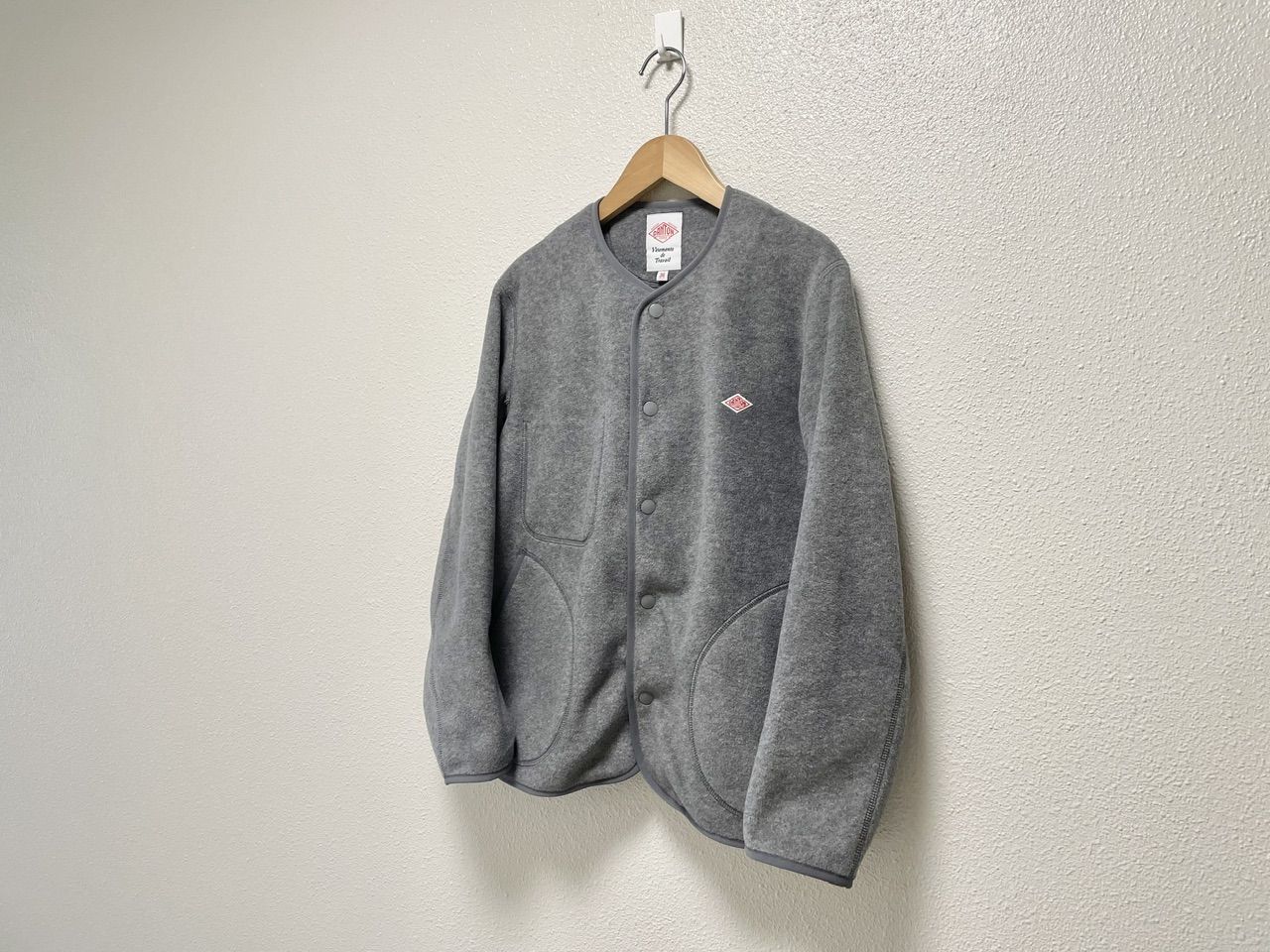 継続販売品 | DANTON ダントン FLEECE COLLARLESS JACKET