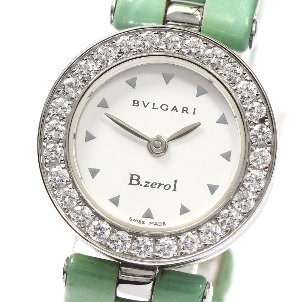 ブルガリ BVLGARI BZ22S B-zero1 ダイヤベゼル クォーツ レディース良品_796226