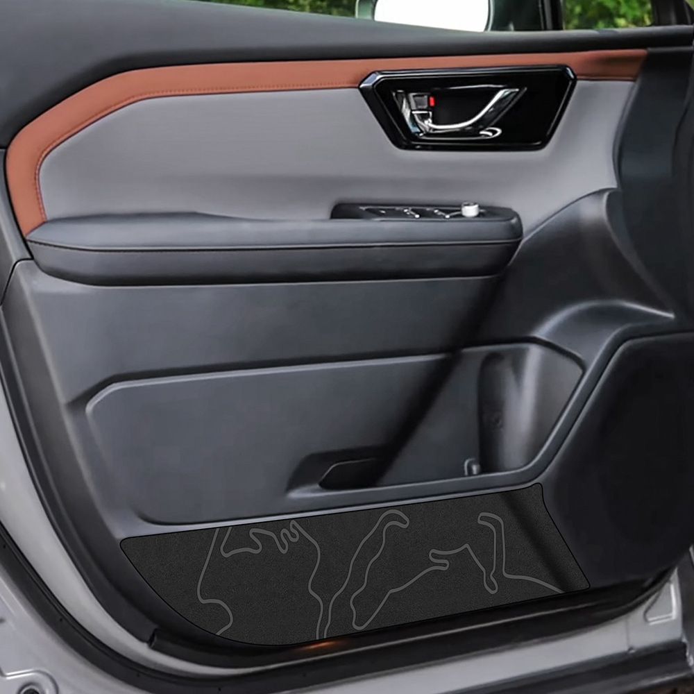 スバル フォレスター 25系 ドアキックガード 4枚セット 内装保護 マット シリコン素材 防汚 防傷 取り付け簡単 右ハンドル