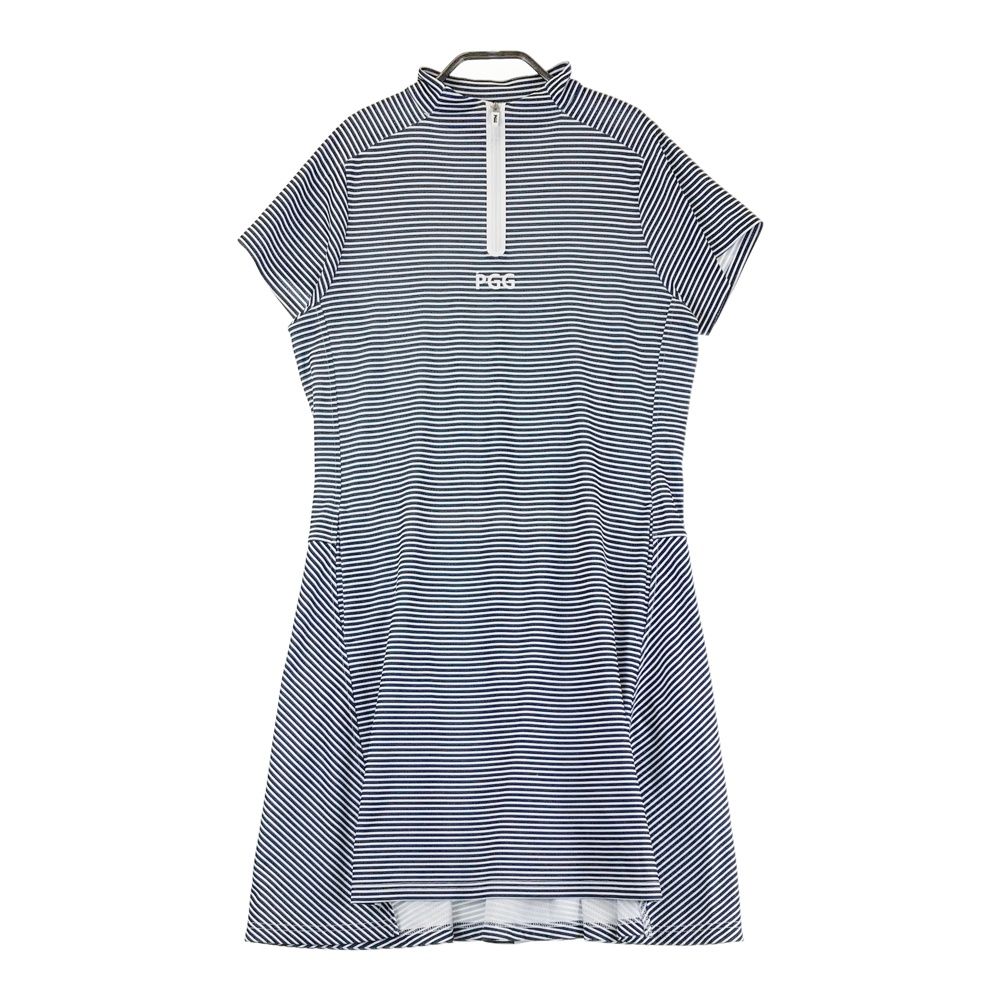 サイズ 0 PGG PEARLY GATES パーリーゲイツ ワンピース ボーダー ネイビー系 241003000350 ゴルフウェア レディース ストスト
