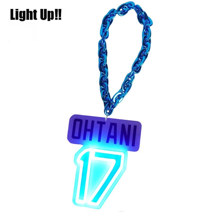 新品 MLB 公式 ドジャース 大谷翔平 dodgers NEON LIGHT CHAIN ネオン 