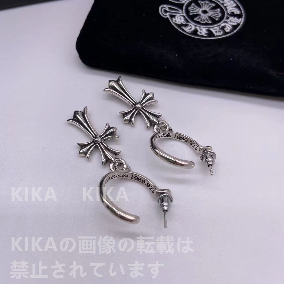 新作 CHROME HEARTS クロムハーツ ピアス(両耳用) イヤリング 24 - メルカリ