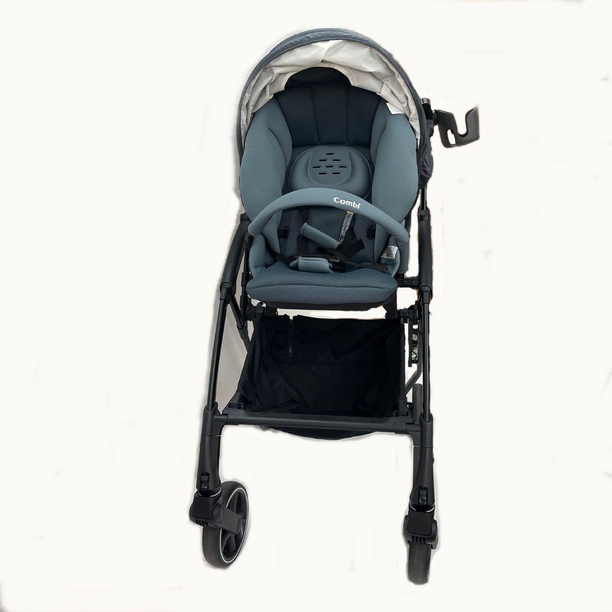 〇〇Combi コンビ ベビーカー ハイシート AttO type-L ブルイッシュグレー