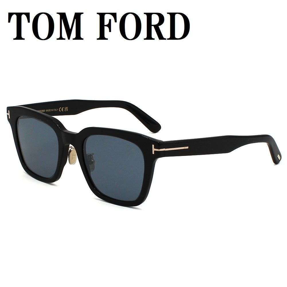 TOM FORD トムフォード ブラックパープルラウンド型サングラス UVカット TOM FORD トムフォード ブラックパープルラウンド型サングラス