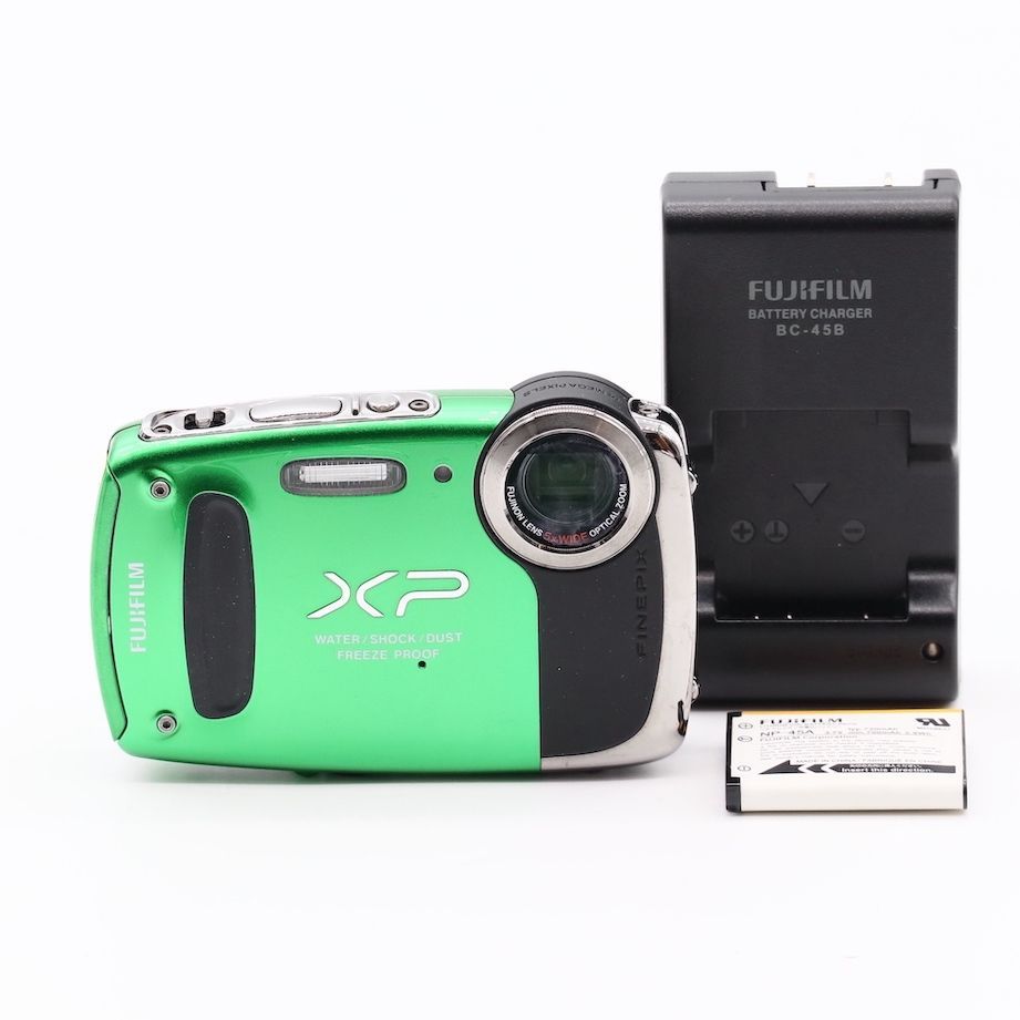 良品】FUJIFILM フジフィルム FinePix XP50 グリーン FX-XP50GR