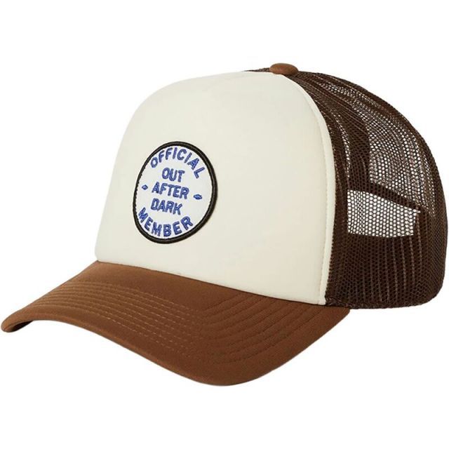 送料無料 ブリクストン レディース 帽子 アクセサリー Out After Dark NP HP Trucker Hat - Women s Pinecone Brown|Whitecap