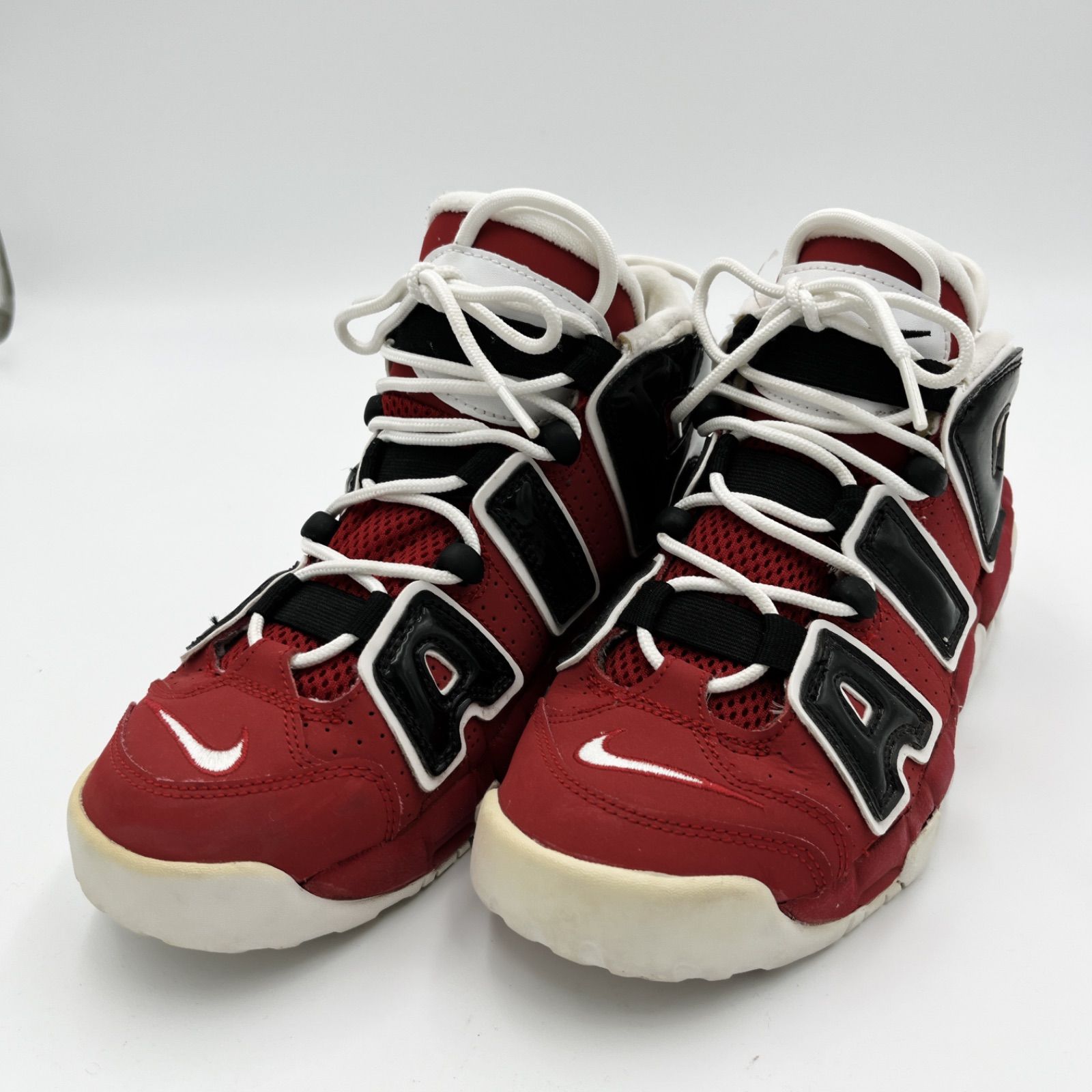 NIKE ナイキ AIR MORE UPTEMPO モアテン GS VARSITY RED/WHITE/BLACK