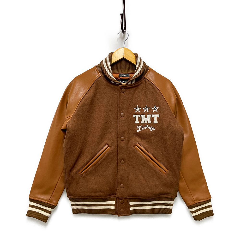 Marbles TMT コラボ　Varsity Jacket BROWN L Marbles TMT コラボ Varsity Jacket BROWN L