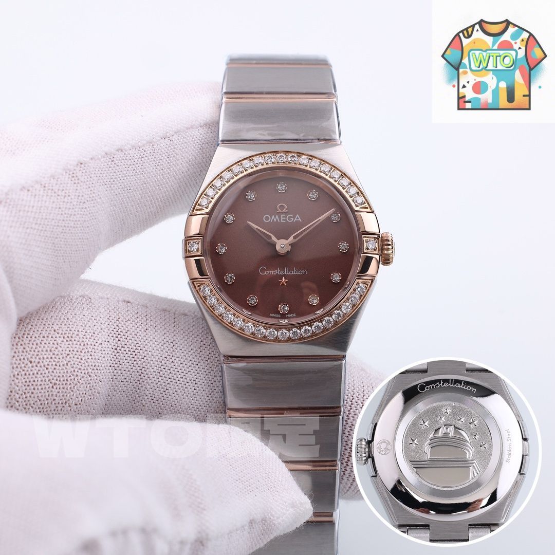 OMEGA コンステレーション レディース OMEGA オメガ コンステレーション 1562.85 ステンレス SS ブルー