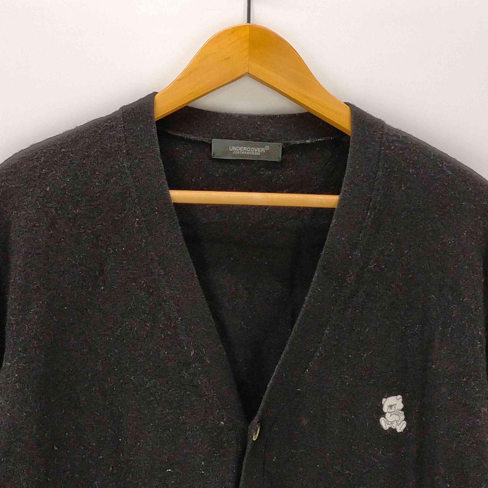 undercover ニット カーディガン undercover GUブラック ケーブル