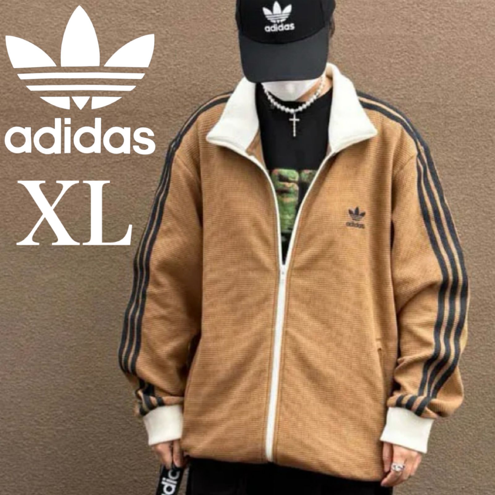 日本未発売カラーXL⭐️新品 adidas アディカラー 刺繍トレ